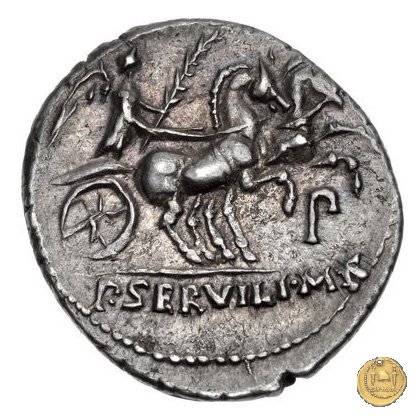 328/1 - denario P. Servilius M.f. Rullus 100 BC (Roma)