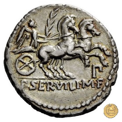 328/1 - denario P. Servilius M.f. Rullus 100 a.C. (Roma)