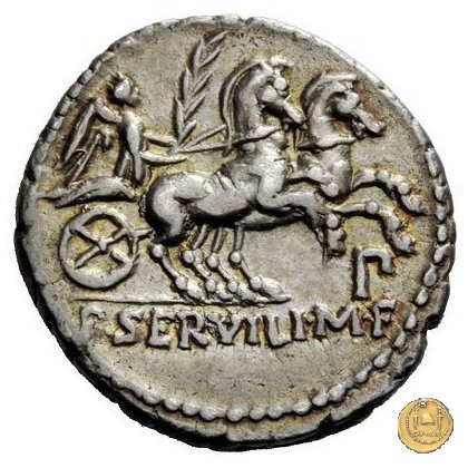 328/1 - denario P. Servilius M.f. Rullus 100 BC (Roma)