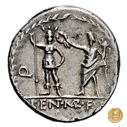 329/1 - denario P. Cornelius Lentulus Marcelli f. 100 a.C. (Roma)