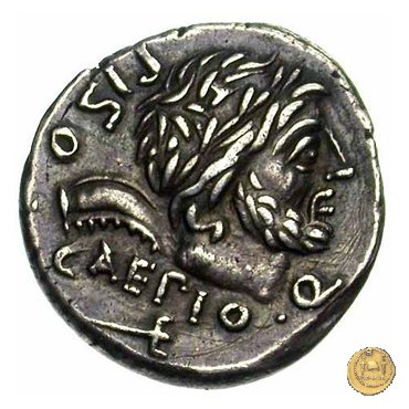 330/1 - denario L. Calpurnius Piso / Q. Servilius 100 BC (Roma)