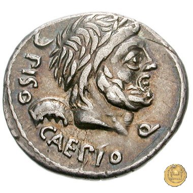 330/1 - denario L. Calpurnius Piso / Q. Servilius 100 BC (Roma)