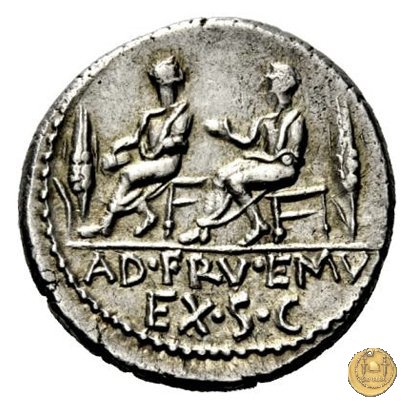 330/1 - denario L. Calpurnius Piso / Q. Servilius 100 BC (Roma)