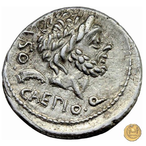 330/1 - denario L. Calpurnius Piso / Q. Servilius 100 BC (Roma)