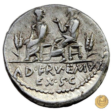 330/1 - denario L. Calpurnius Piso / Q. Servilius 100 BC (Roma)