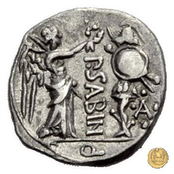 331/1 - quinario P. Vettius Sabinus 99 BC (Roma)