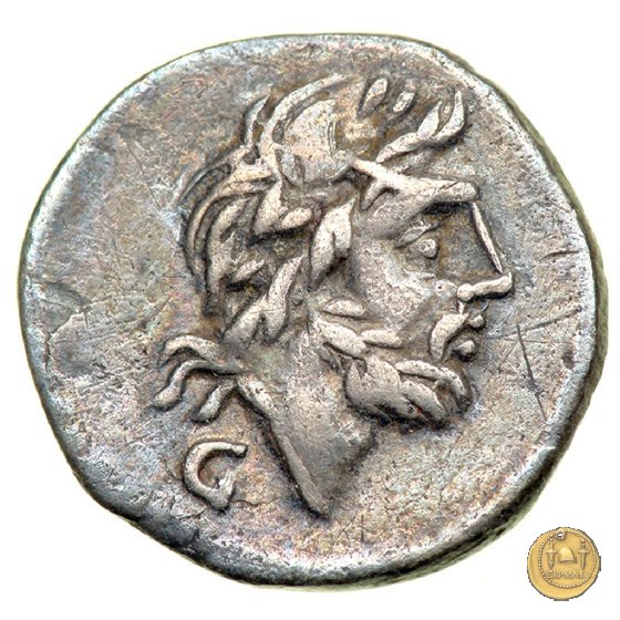 332/1 - quinario T. Cloelius (Cloulius) filius 98 BC (Roma)