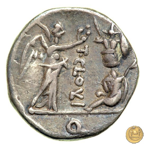 332/1 - quinario T. Cloelius (Cloulius) filius 98 BC (Roma)