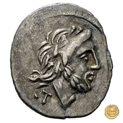 332/1 - quinario T. Cloelius (Cloulius) filius 98 BC (Roma)