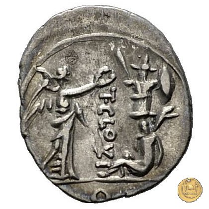 332/1 - quinario T. Cloelius (Cloulius) filius 98 BC (Roma)