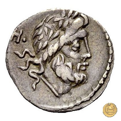 332/1 - quinario T. Cloelius (Cloulius) filius 98 BC (Roma)