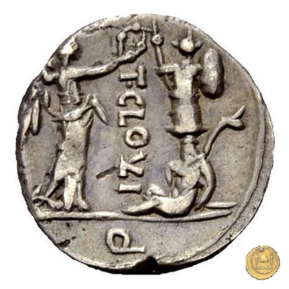 332/1 - quinario T. Cloelius (Cloulius) filius 98 BC (Roma)