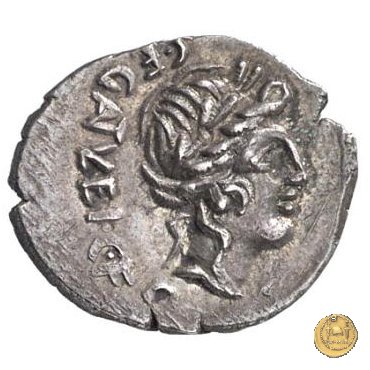 333/1 - quinario C. Egnatuleius C.f. 97 BC (Roma)