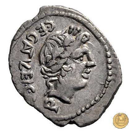 333/1 - quinario C. Egnatuleius C.f. 97 BC (Roma)