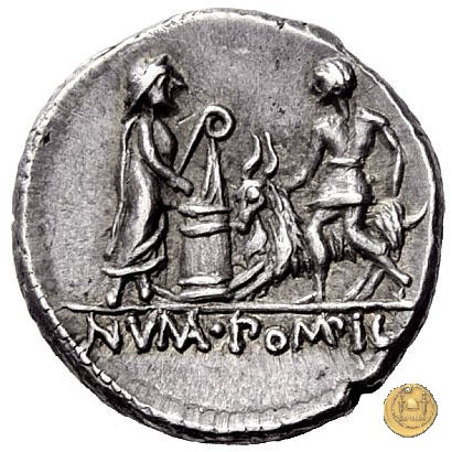 334/1 - denario L. Pomponius Molo 97 BC (Roma)