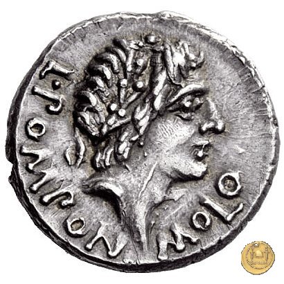 334/1 - denario L. Pomponius Molo 97 BC (Roma)