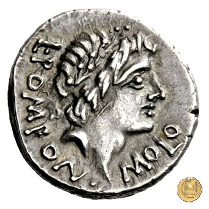 334/1 - denario L. Pomponius Molo 97 BC (Roma)