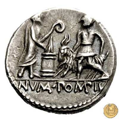334/1 - denario L. Pomponius Molo 97 BC (Roma)
