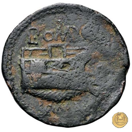 334/2 - asse L. Pomponius Molo 97 BC (Roma)