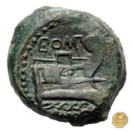 334/5 - quadrante L. Pomponius Molo 97 BC (Roma)