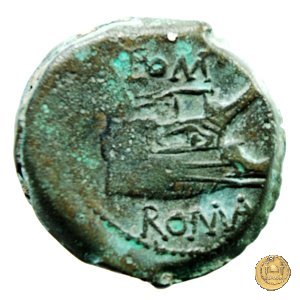 334/5 - quadrante L. Pomponius Molo 97 BC (Roma)