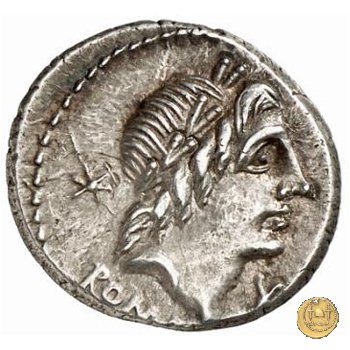 335/10 - denario A. Postumius Sp.f. Albinus 96-92 a.C. (Roma)