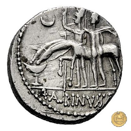 335/10 - denario A. Postumius Sp.f. Albinus 96-92 BC (Roma)