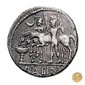 335/10 - denario A. Postumius Sp.f. Albinus 96-92 BC (Roma)