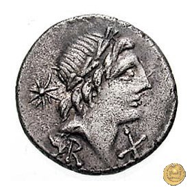 335/10 - denario A. Postumius Sp.f. Albinus 96-92 BC (Roma)