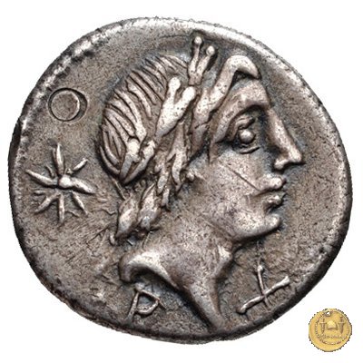 335/10 - denario A. Postumius Sp.f. Albinus 96-92 BC (Roma)