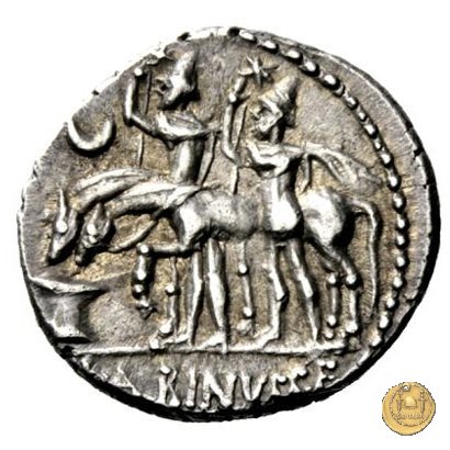 335/10 - denario A. Postumius Sp.f. Albinus 96-92 BC (Roma)