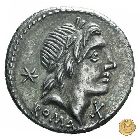 335/10 - denario A. Postumius Sp.f. Albinus 96-92 BC (Roma)