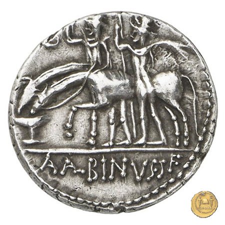 335/10 - denario A. Postumius Sp.f. Albinus 96-92 BC (Roma)