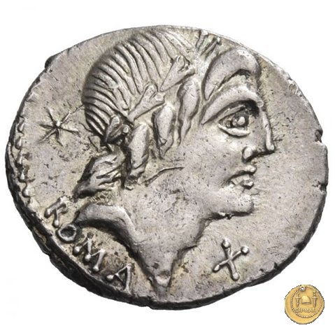 335/10 - denario A. Postumius Sp.f. Albinus 96-92 BC (Roma)