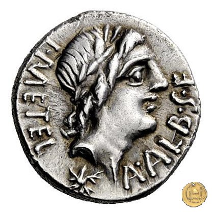 335/1 - denario L. Caecilius Metellus / A. Postumius / C. Publicius 96-92 BC (Roma)
