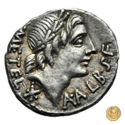 335/1 - denario L. Caecilius Metellus / A. Postumius / C. Publicius 96-92 BC (Roma)