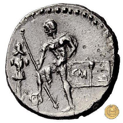 335/3 - denario C. Publicius Malleolus C.f. 96-92 BC (Roma)