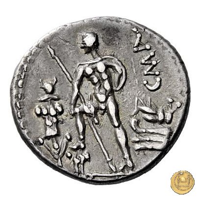 335/3 - denario C. Publicius Malleolus C.f. 96-92 BC (Roma)