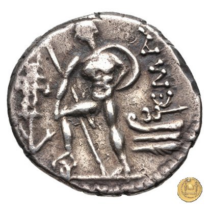 335/3 - denario C. Publicius Malleolus C.f. 96-92 BC (Roma)