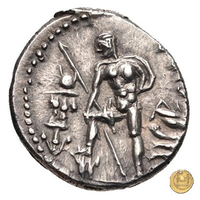 335/3 - denario C. Publicius Malleolus C.f. 96-92 BC (Roma)