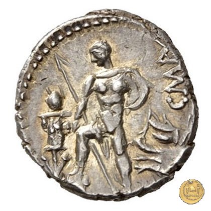 335/3 - denario C. Publicius Malleolus C.f. 96-92 BC (Roma)