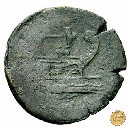 335/4 - asse C. Publicius Malleolus C.f. 90 BC (Roma)