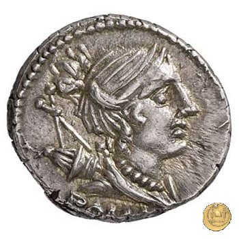 335/9 - denario A. Postumius Sp.f. Albinus 96-92 BC (Roma)