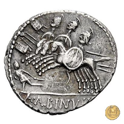 335/9 - denario A. Postumius Sp.f. Albinus 96-92 BC (Roma)