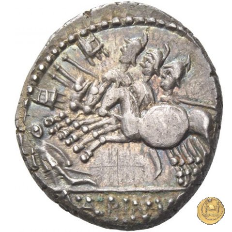 335/9 - denario A. Postumius Sp.f. Albinus 96-92 BC (Roma)