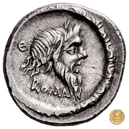 337/1 - denario D. Iunius L.f. Silanus 91 BC (Roma)