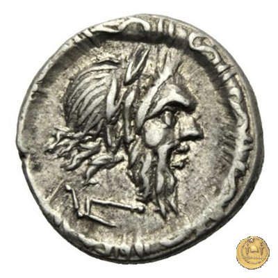 337/1 - denario D. Iunius L.f. Silanus 91 BC (Roma)