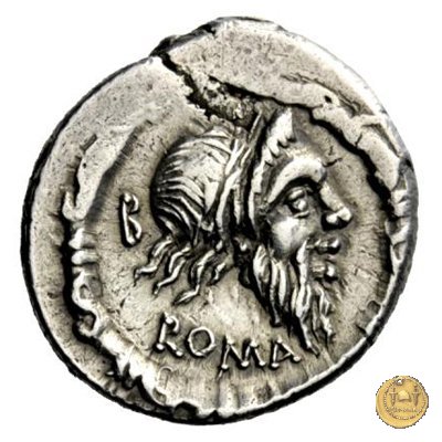 337/1 - denario D. Iunius L.f. Silanus 91 BC (Roma)