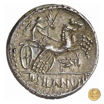 337/2 - denario D. Iunius L.f. Silanus 91 BC (Roma)