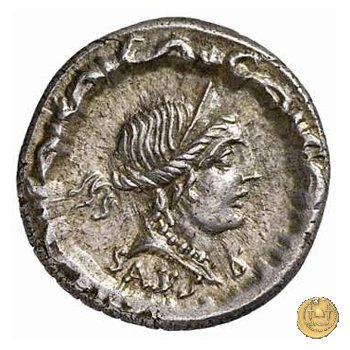 337/2 - denario D. Iunius L.f. Silanus 91 BC (Roma)